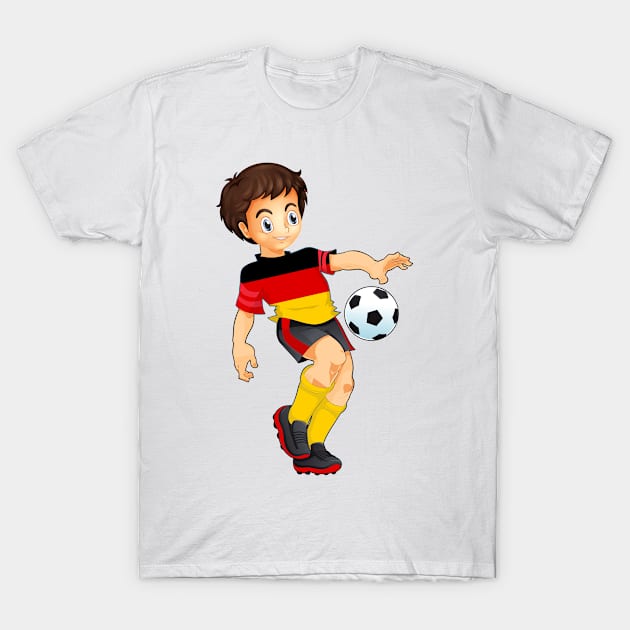 Germany Soccer Fans T-Shirt by mansoury